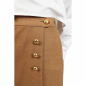 Preview: Elegant 2-in-1 Skirt Made of Virgin Wool in Camel